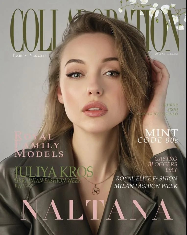 Editorial-forside fra Collaboration Fashion Magazine